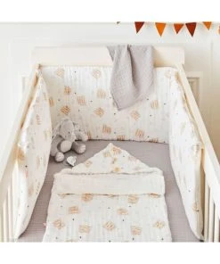 Noukie's 2 Draps Housses Mousseline Bio 70x140cm -Bloom-boutique 2 draps housses mousseline bio 70x140cm 2