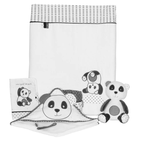 Sauthon Cape De Bain 75x75cm Et Gant En Coton Blanc 3 Sauthon Cape De Bain 75x75cm Et Gant En Coton Blanc – Image 3