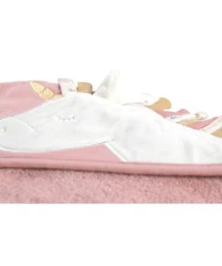 Noukie's Cape De Bain Avec Gant Licorne Rose (75 X 75 Cm) -Bloom-boutique cape de bain avec gant licorne rose 75 x 75 cm 4