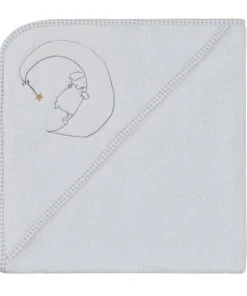Sensei Maison Cape De Bain Bébé Blanc 75x75 Cm