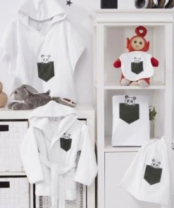 Sensei Maison Cape De Bain Bébé Blanc 75x75 Cm -Bloom-boutique cape de bain bebe blanc 75x75 cm 5