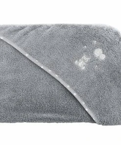 Sensei Maison Cape De Bain Bébé En Coton Peigné Galet 75x75 Cm