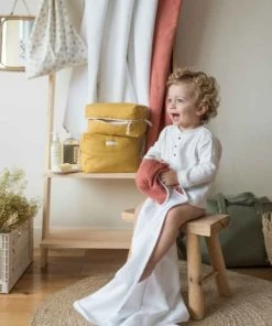 Cocoeko Cape De Bain Bébé Marsala -Bloom-boutique cape de bain bebe marsala 5