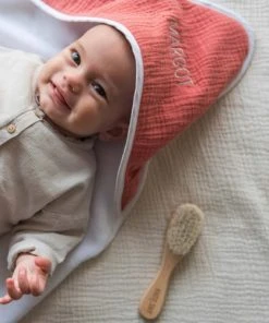Cocoeko Cape De Bain Bébé Marsala -Bloom-boutique cape de bain bebe marsala 6