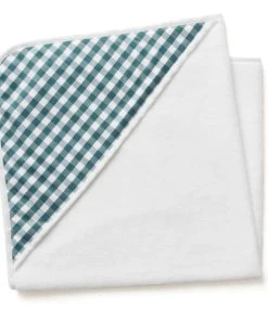 Cocoeko Cape De Bain Bébé Vichy Bleu Paon