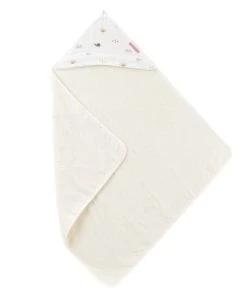 Little Crevette Cape De Bain Coton Bio 75x75 Cm