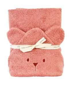 Little Crevette Cape De Bain Coton Bio Bois De Rose 70x140 Cm 5 Little Crevette Cape De Bain Coton Bio Bois De Rose 70x140 Cm -Bloom-boutique cape de bain coton bio bois de rose 70x140 cm 2