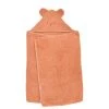 Little Crevette Cape De Bain Coton Bio Terracotta 70x140 Cm