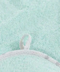 Carré Blanc Cape De Bain Coton Biologique Céladon 80 X 80 Cm -Bloom-boutique cape de bain coton biologique celadon 80 x 80 cm 3