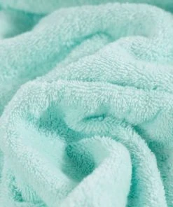 Carré Blanc Cape De Bain Coton Biologique Céladon 80 X 80 Cm -Bloom-boutique cape de bain coton biologique celadon 80 x 80 cm 5