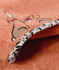 Carré Blanc Cape De Bain Coton Biologique Orange 80 X 80 Cm 8 Carré Blanc Cape De Bain Coton Biologique Orange 80 X 80 Cm -Bloom-boutique cape de bain coton biologique orange 80 x 80 cm 2