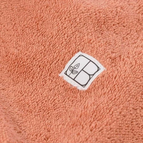 Carré Blanc Cape De Bain Coton Biologique Orange 80 X 80 Cm 5 Carré Blanc Cape De Bain Coton Biologique Orange 80 X 80 Cm – Image 5