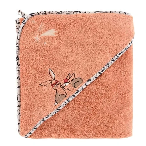 Carré Blanc Cape De Bain Coton Biologique Orange 80 X 80 Cm 1 Carré Blanc Cape De Bain Coton Biologique Orange 80 X 80 Cm