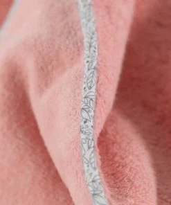 Carré Blanc Cape De Bain Coton Biologique Rose 80 X 80 Cm -Bloom-boutique cape de bain coton biologique rose 80 x 80 cm 4