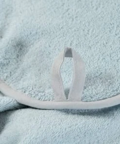 Carré Blanc Cape De Bain Coton Bleu 80 X 80 Cm -Bloom-boutique cape de bain coton bleu 80 x 80 cm 4