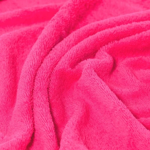 Carré Blanc Cape De Bain Coton Fuchsia 80 X 80 Cm 6 Carré Blanc Cape De Bain Coton Fuchsia 80 X 80 Cm – Image 6