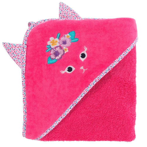 Carré Blanc Cape De Bain Coton Fuchsia 80 X 80 Cm 1 Carré Blanc Cape De Bain Coton Fuchsia 80 X 80 Cm