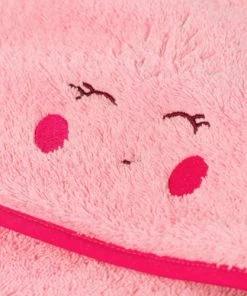 Carré Blanc Cape De Bain Coton Rouge 80 X 80 Cm -Bloom-boutique cape de bain coton rouge 80 x 80 cm 2