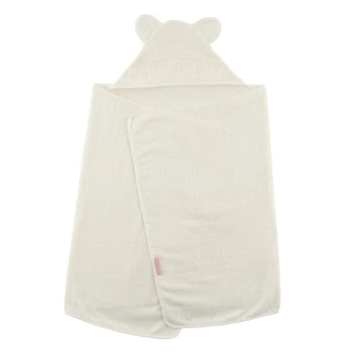 Little Crevette Cape De Bain écrue Coton Bio 60x120 Cm 2 Little Crevette Cape De Bain écrue Coton Bio 60x120 Cm – Image 2