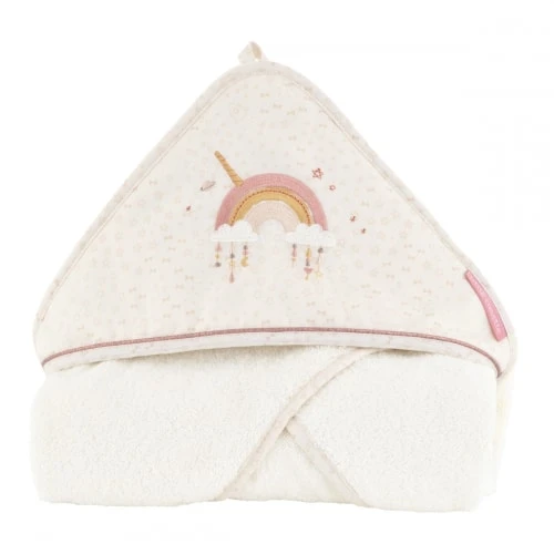 Little Crevette Cape De Bain écrue Coton Bio 75x75 Cm 1 Little Crevette Cape De Bain écrue Coton Bio 75x75 Cm