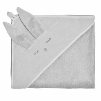 SEVIRA KIDS Cape De Bain En Bambou Et Gaze De Coton 100 X 100cm 4 SEVIRA KIDS Cape De Bain En Bambou Et Gaze De Coton 100 X 100cm – Image 4