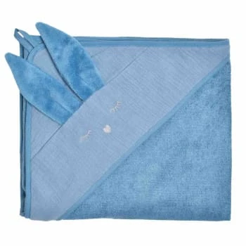 SEVIRA KIDS Cape De Bain En Bambou Et Gaze De Coton 100 X 100cm 6 SEVIRA KIDS Cape De Bain En Bambou Et Gaze De Coton 100 X 100cm – Image 6