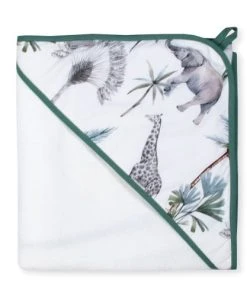 SEVIRA KIDS Cape De Bain En Coton Et Fibres De Bambou Taille Unique