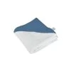 Home Maison Cape De Bain En Gaze De Coton Et éponge Bleu Foncé 75 X 75