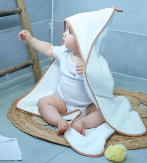 SEVIRA KIDS Cape De Bain En Gaze De Coton Taille Unique 2 SEVIRA KIDS Cape De Bain En Gaze De Coton Taille Unique – Image 2