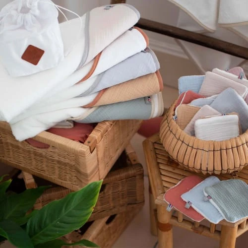 SEVIRA KIDS Cape De Bain En Gaze De Coton Taille Unique 3 SEVIRA KIDS Cape De Bain En Gaze De Coton Taille Unique – Image 3