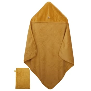 Eveil Et Nature Cape De Bain Et Gant 75x75 Cm Coton Bio Lagon 5 Eveil Et Nature Cape De Bain Et Gant 75x75 Cm Coton Bio Lagon – Image 5