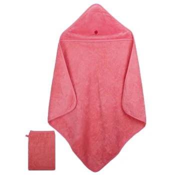 Eveil Et Nature Cape De Bain Et Gant 75x75 Cm Coton Bio Lagon 3 Eveil Et Nature Cape De Bain Et Gant 75x75 Cm Coton Bio Lagon – Image 3