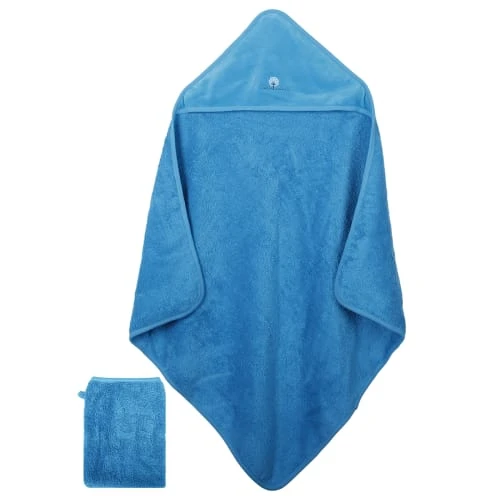 Eveil Et Nature Cape De Bain Et Gant 75x75 Cm Coton Bio Lagon 1 Eveil Et Nature Cape De Bain Et Gant 75x75 Cm Coton Bio Lagon