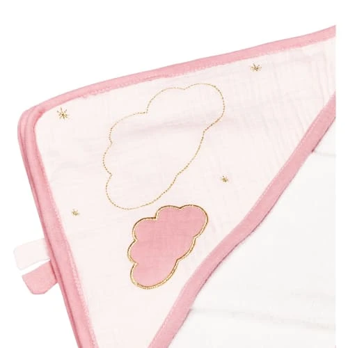 Sauthon Cape De Bain Et Gant 75x75cm En Coton Blanc 2 Sauthon Cape De Bain Et Gant 75x75cm En Coton Blanc – Image 2