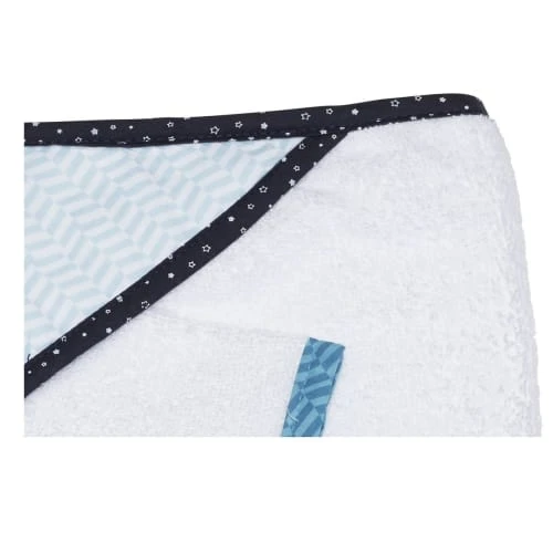 Sauthon Cape De Bain Et Gant 75x75cm En Coton Blanc 3 Sauthon Cape De Bain Et Gant 75x75cm En Coton Blanc – Image 3