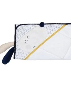 Sauthon Cape De Bain Et Gant 75x75cm En Coton Blanc