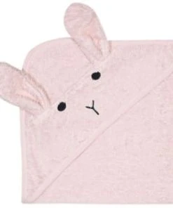 Kindsgut Cape De Bain Lapin En Coton Rose