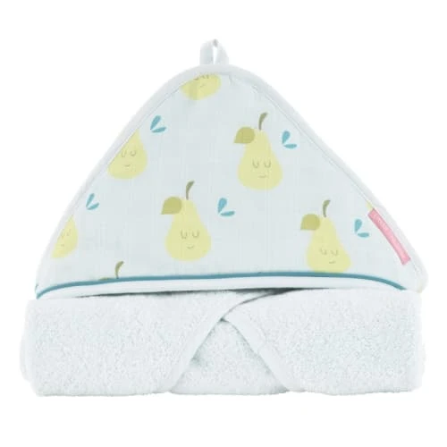 Little Crevette Cape De Bain Turquoise Coton Bio 75x75 Cm 1 Little Crevette Cape De Bain Turquoise Coton Bio 75x75 Cm