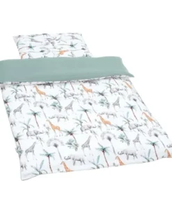 SEVIRA KIDS Couette Et Oreiller Enfant Prêt à Dormir 135x100cm / 60x40cm