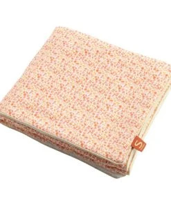 Sauthon Couverture 100x75 Cm En Coton Blanc -Bloom-boutique couverture 100x75 cm en coton blanc 2