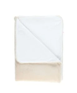 Noukie's Couverture 140 X 200cm Longs Poils Blanc écru