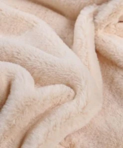 Noukie's Couverture 140 X 200cm Longs Poils Blanc écru -Bloom-boutique couverture 140 x 200cm longs poils blanc ecru 3