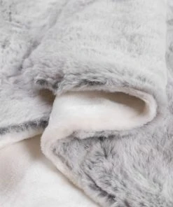 Noukie's Couverture 140 X 200cm Longs Poils Grise -Bloom-boutique couverture 140 x 200cm longs poils grise 4