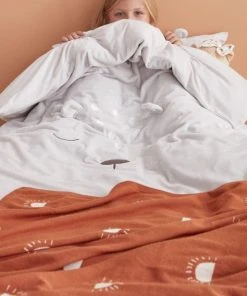 Noukie's Couverture 75 X 100 Cm En Tricot, Caramel -Bloom-boutique couverture 75 x 100 cm en tricot caramel 2