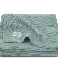 Jollein Couverture Basic Knit Vert D'eau (75 X 100 Cm)