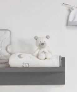 Sauthon Couverture Bébé 75X100cm En Polyester Blanc -Bloom-boutique couverture bebe 75x100cm en polyester blanc 10