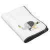Sauthon Couverture Bébé 75X100cm En Velours Blanc