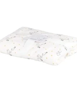 Maisons Du Monde Couverture Bébé Blanche, Grise Et Jaune Moutarde Motifs Animaux 75x100 -Bloom-boutique couverture bebe blanche grise et jaune moutarde motifs animaux 75x100 1000 6 18 215719 4