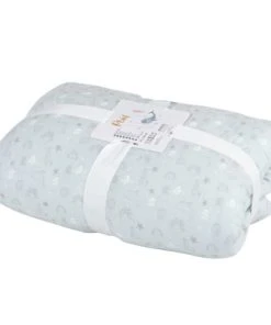 Maisons Du Monde Couverture Bébé Bleue, Blanche Et Grise Imprimé Fonds Marins 75x100 -Bloom-boutique couverture bebe bleue blanche et grise imprime fonds marins 75x100 1000 13 4 215828 5