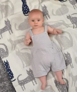 SEVIRA KIDS Couverture Bébé En Coton Bio 80 X 100 Cm -Bloom-boutique couverture bebe en coton bio 80 x 100 cm 5